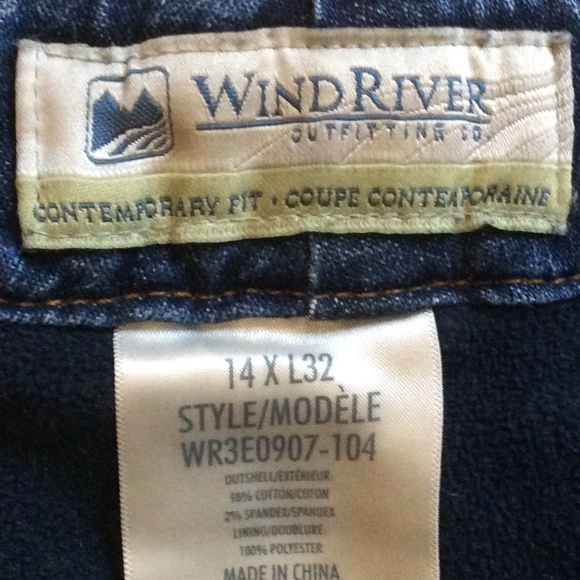 Wind River Outfitting Lined Jeans - Picture 2 of 2